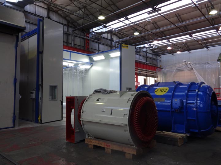 Линии для окраски генераторов