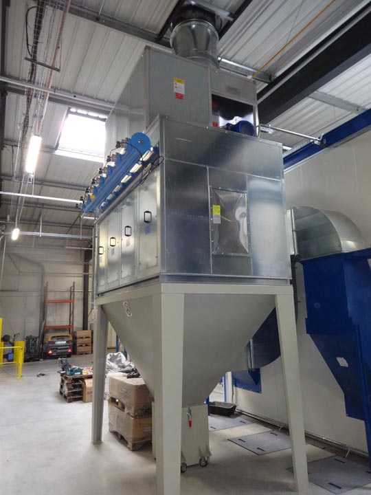 Рекуперация порошка