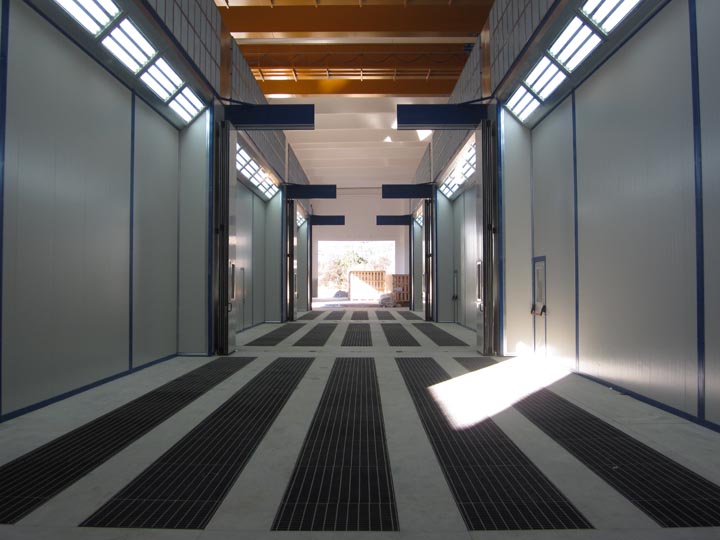 Камеры для окраски крупногабаритных изделий