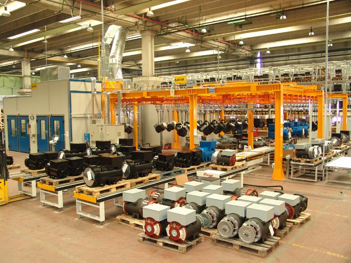 Линии для окраски генераторов