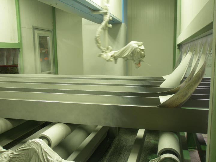 Линии для окраски металлоконструкций