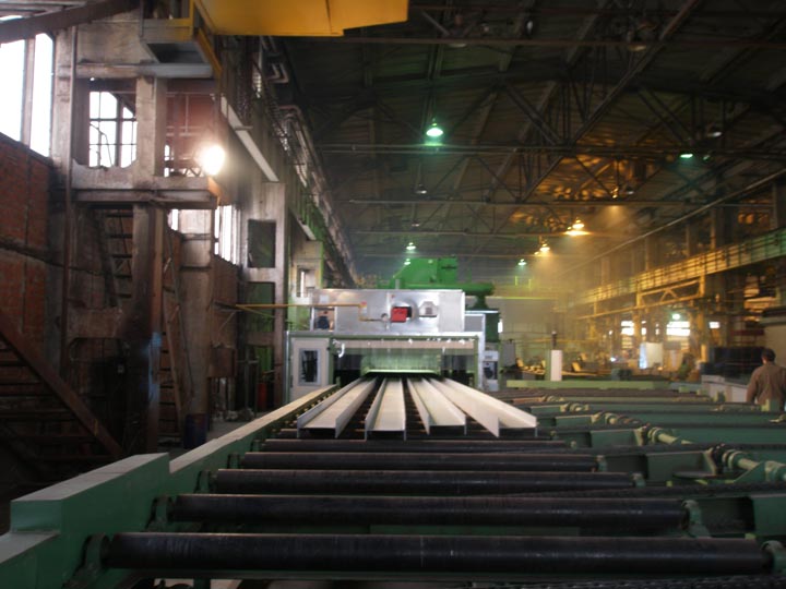 Линии для окраски металлоконструкций