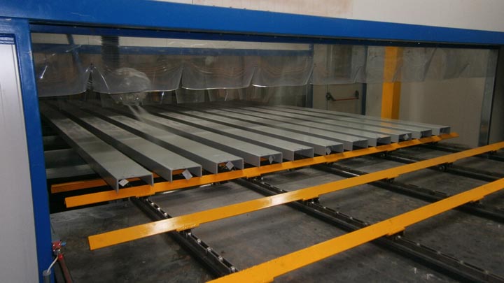 Линии для окраски металлоконструкций