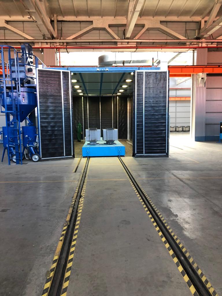 камера дробеструйной обработки