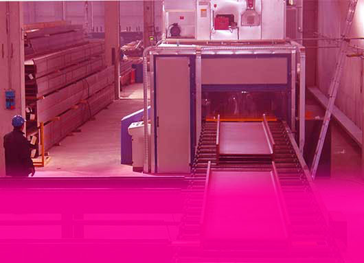 Линии покраски для листов и профилей