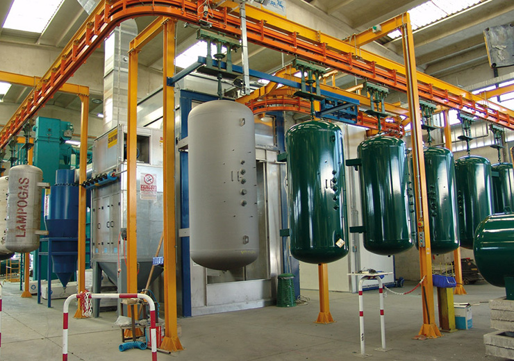 Промышленные линии порошковой покраски