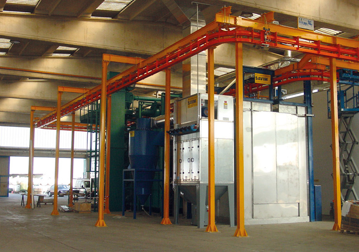 Промышленные линии порошковой покраски