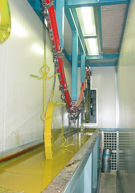 Промышленные линии жидкостной покраски Промышленные линии жидкостной покраски