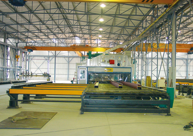 Промышленные автоматические линии для покраски листов и профилей