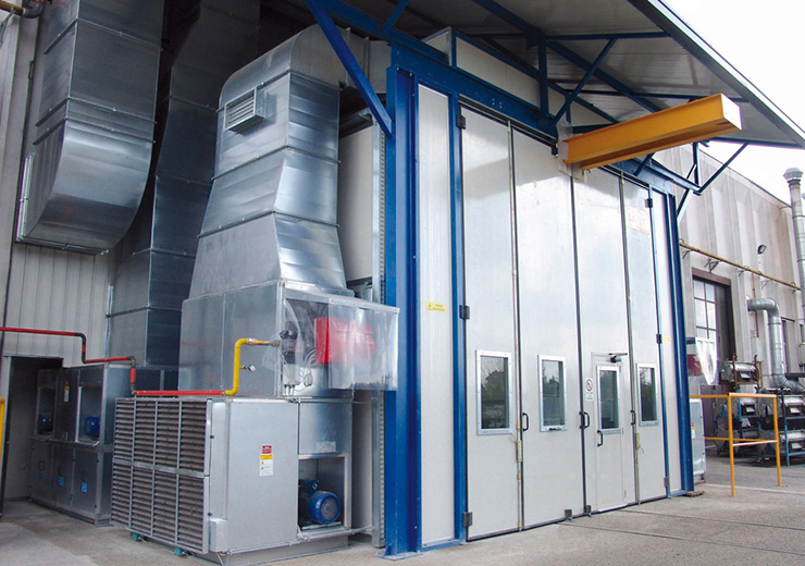 Промышленные окрасочные кабины и печи Промышленные окрасочные кабины и печи