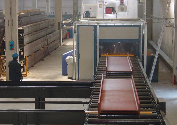 Промышленные автоматические линии для покраски листов и профилей