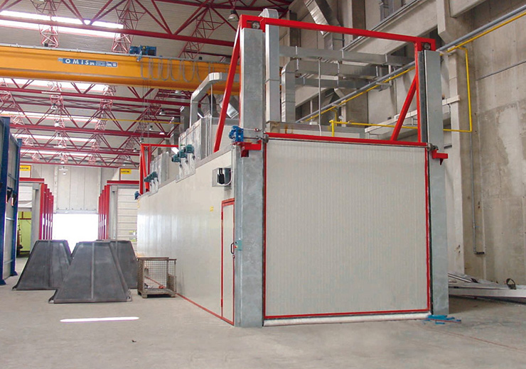 Промышленные печи полимеризации и сушки