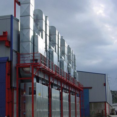 Промышленные линии покраски для металлоконструкций