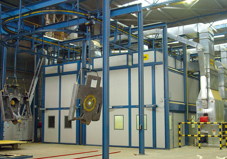 Промышленные линии жидкостной покраски Промышленные линии жидкостной покраски