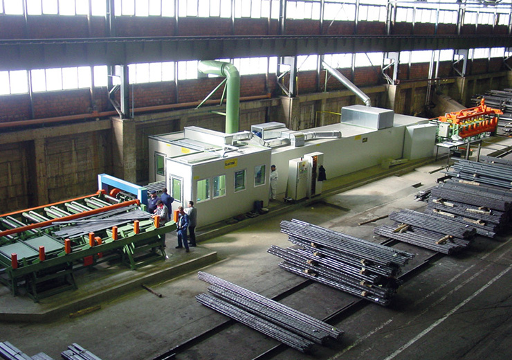 Промышленные автоматические линии для покраски листов и профилей