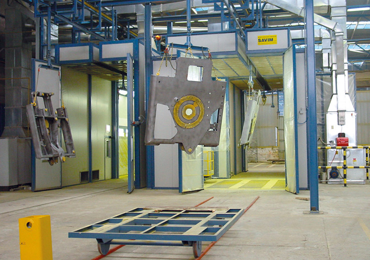 Промышленные линии жидкостной покраски Промышленные линии жидкостной покраски