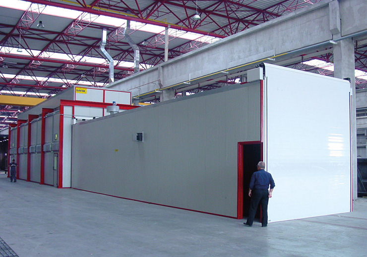 Промышленные печи полимеризации и сушки