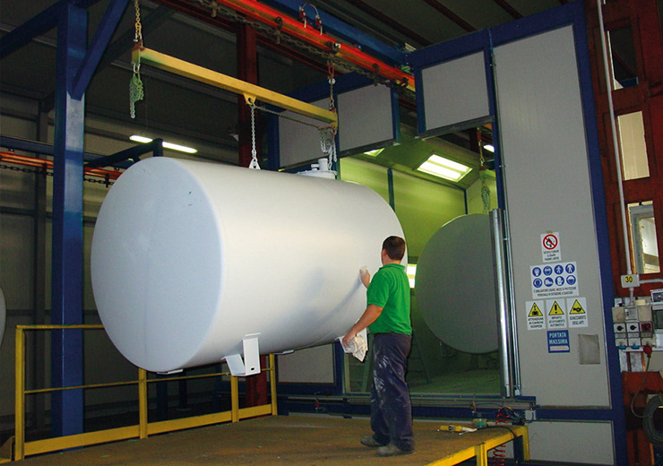 Промышленные линии жидкостной покраски