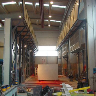 Промышленные линии покраски для металлоконструкций