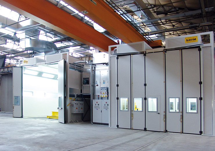 Промышленные окрасочные кабины и печи Промышленные окрасочные кабины и печи