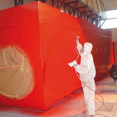 Промышленные линии покраски для металлоконструкций