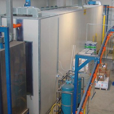 Промышленные линии порошковой покраски