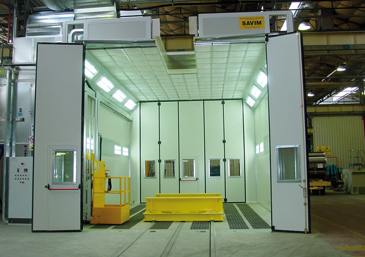 Промышленные окрасочные кабины и печи Промышленные окрасочные кабины и печи