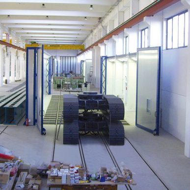 Промышленные линии покраски для металлоконструкций
