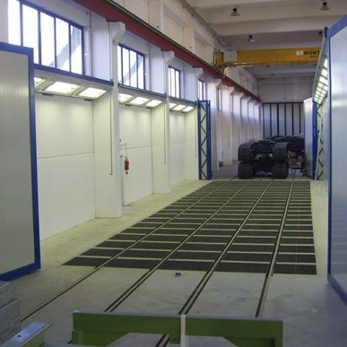 Промышленные линии покраски для металлоконструкций