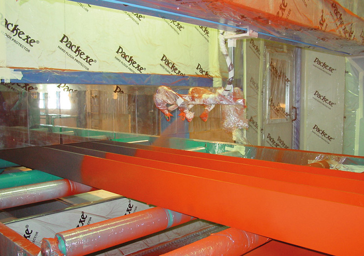 Промышленные автоматические линии для покраски листов и профилей