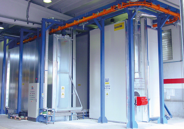 Промышленные линии порошковой покраски