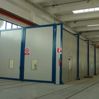 Промышленные линии покраски для металлоконструкций