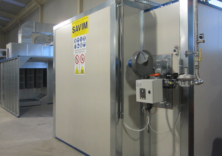 Промышленные печи полимеризации и сушки