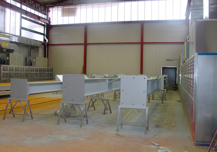 Промышленные линии покраски для металлоконструкций