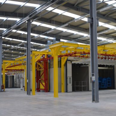 Промышленные линии порошковой покраски