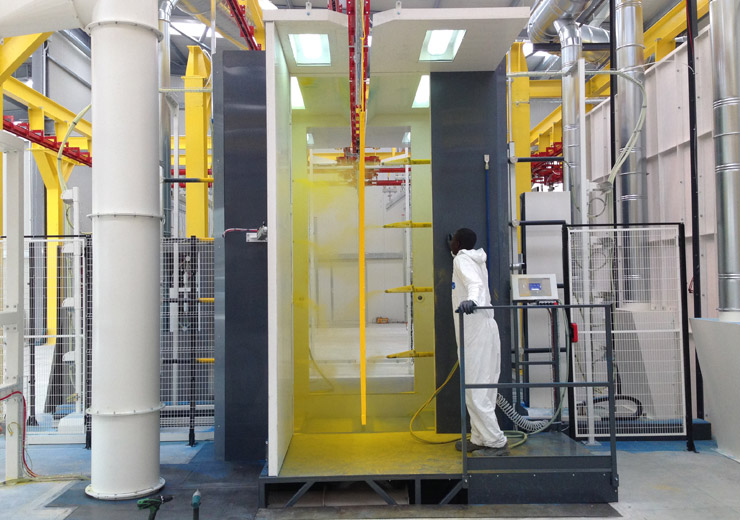 Промышленные линии порошковой покраски