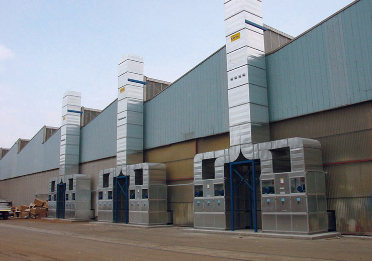 Промышленные линии покраски для металлоконструкций