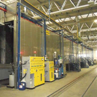 Промышленные линии порошковой покраски