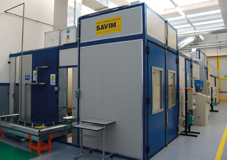 Промышленные линии жидкостной покраски