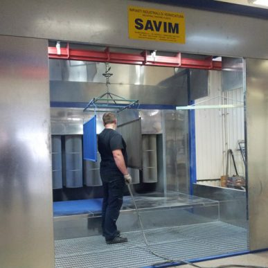 Промышленные линии порошковой покраски