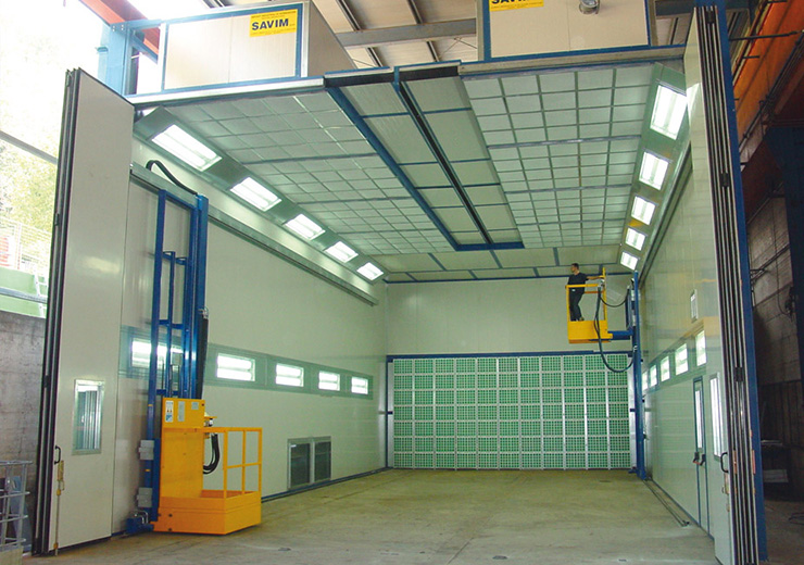 Промышленные окрасочные кабины и печи Промышленные окрасочные кабины и печи