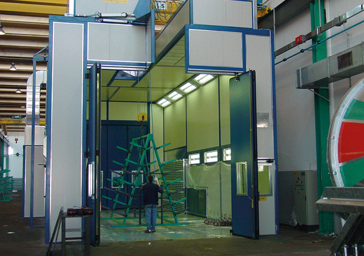 Промышленные окрасочные кабины и печи Промышленные окрасочные кабины и печи