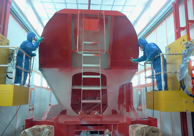 Промышленные окрасочные кабины и печи Промышленные окрасочные кабины и печи