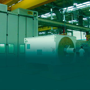 Линии для окраски генераторов и моторов